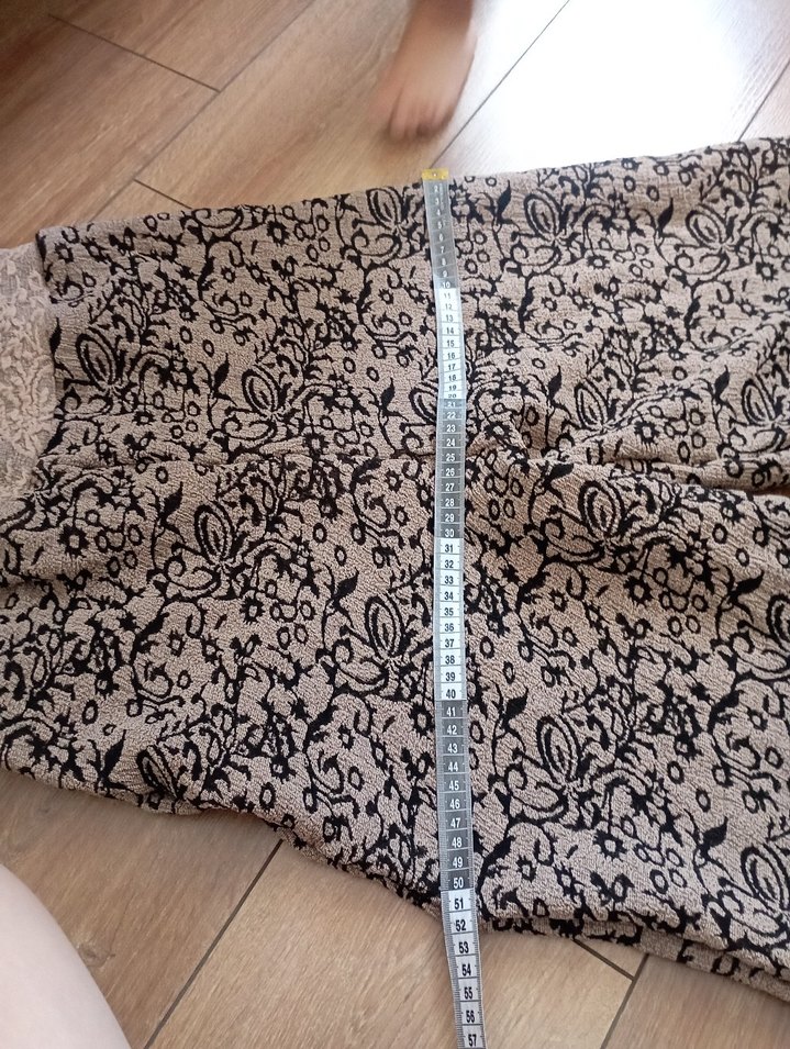 (kendi dikimim el emegidir) Kahverengi Triko Pantolon - Görsel 4