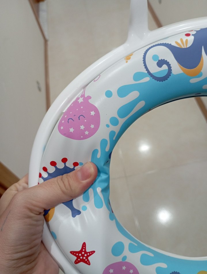 Renkli Çocuk Tuvalet Adaptörü ebebek ten alındı kullanılmamıştır - Görsel 2