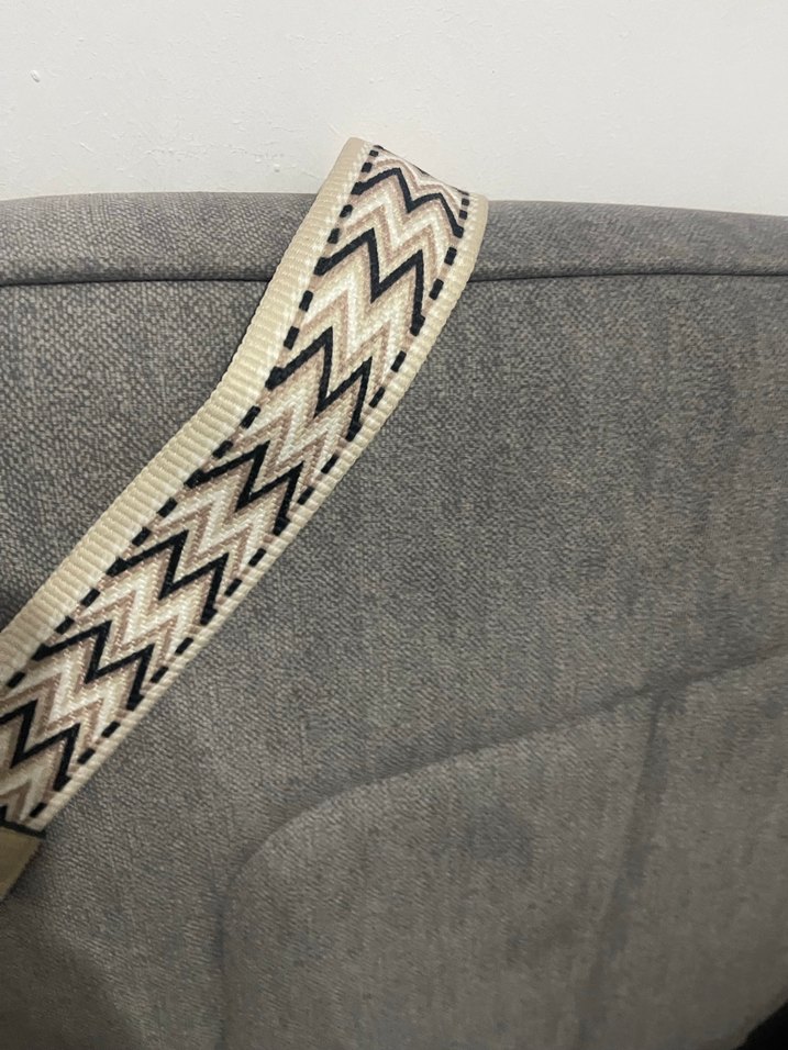 Bej Deri Kadın Çapraz Çanta - Görsel 3