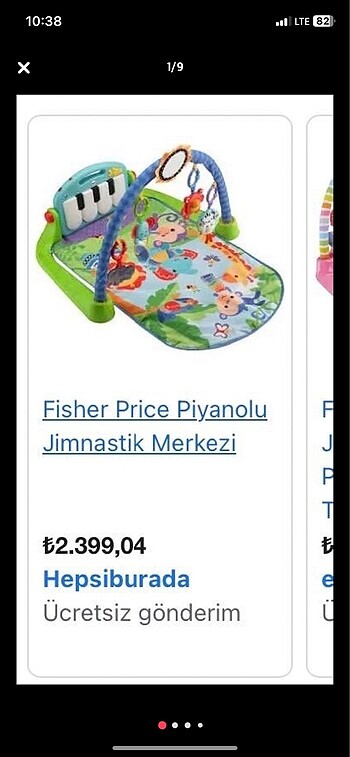Fisher price oyun halısı