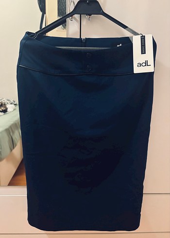 Adil Işık adL lacivert Midi Kalem Etek