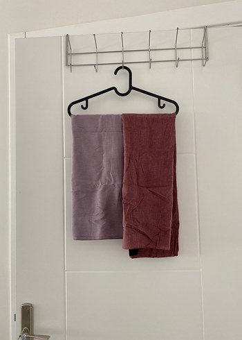 Bordo ve lila iki adet şal - Görsel 2