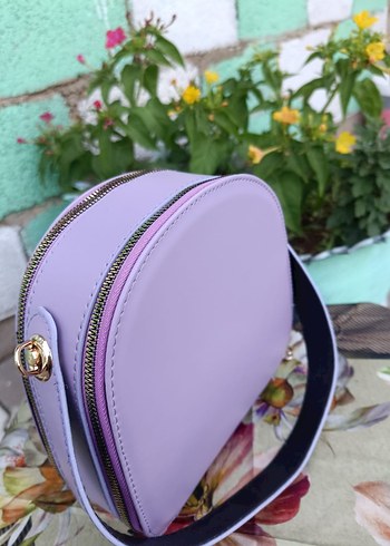 Zara Mor Fermuarlı Bohem Kadın Çanta