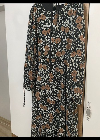 şifon tesettür elbise - Görsel 6