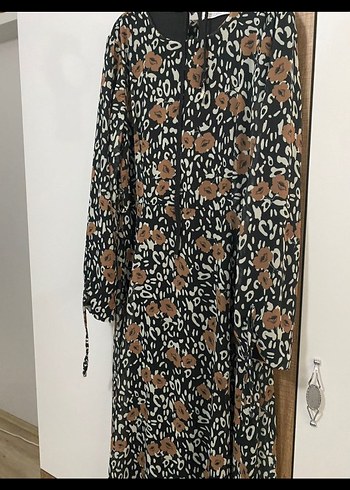 şifon tesettür elbise - Görsel 2