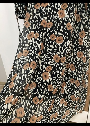 şifon tesettür elbise - Görsel 4