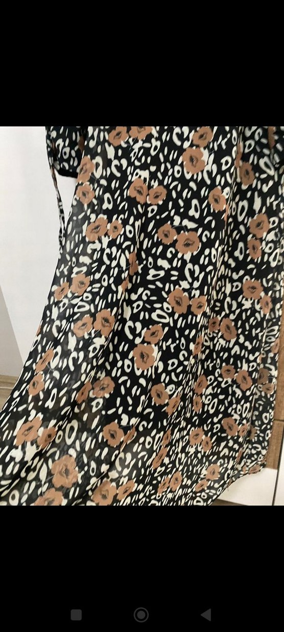 şifon tesettür elbise - Görsel 4