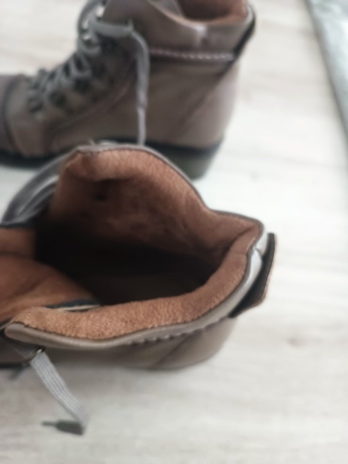 Gri Süet Dolgu Topuklu Kadın Bot - Görsel 5