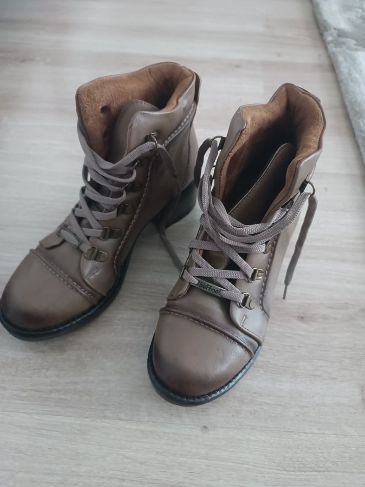 Gri Süet Dolgu Topuklu Kadın Bot - Görsel 3