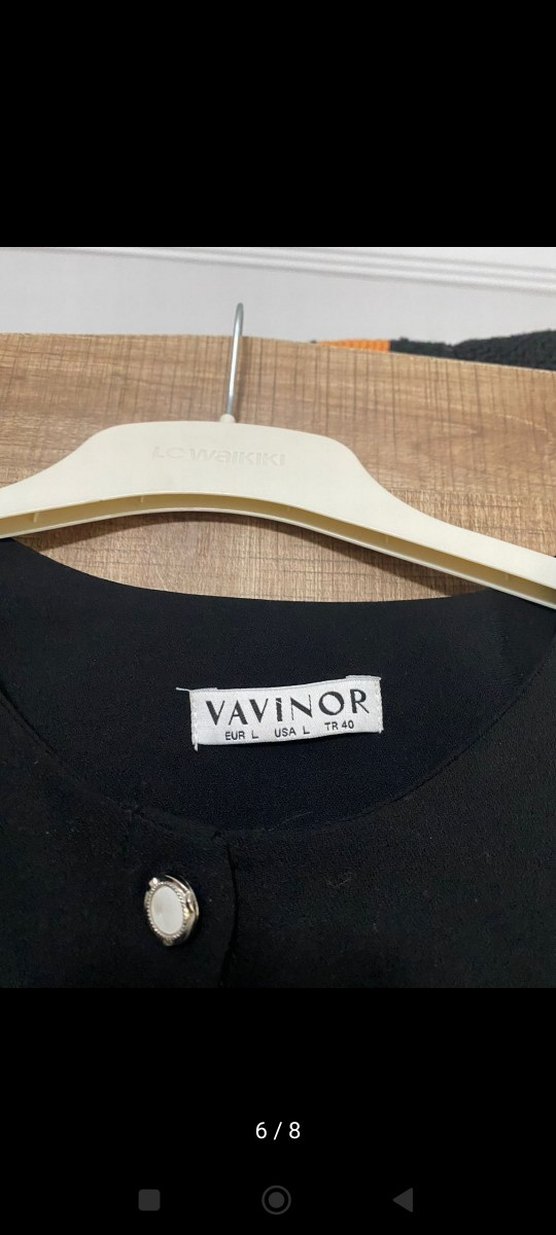 Boncuk İşlemeli Siyah Uzun Kadın Elbise - Görsel 2