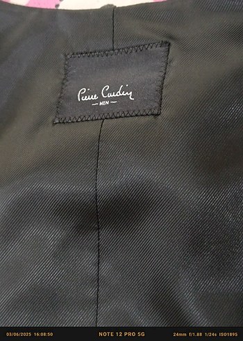Pierre Cardin siyah smokin - Görsel 9