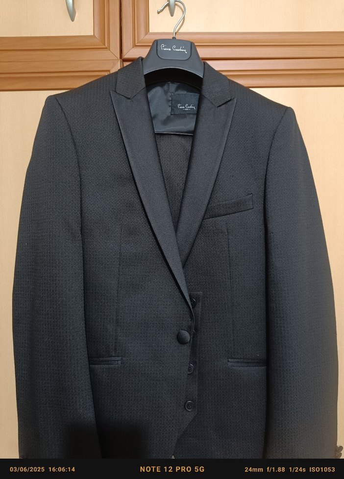 Pierre Cardin siyah smokin - Görsel 3