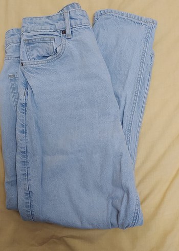 H&M Kadın Açık Mavi Denim Pantolon