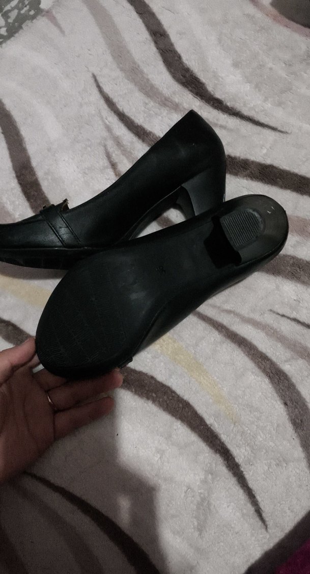 Tokalı Siyah Kadın Klasik Topuklu Ayakkabı - Görsel 2