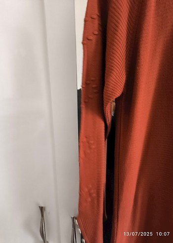 Diger Kadın Kahverengi Uzun Kollu Salaş Tunik - Görsel 2