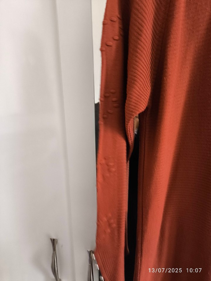 Diger Kadın Kahverengi Uzun Kollu Salaş Tunik - Görsel 2