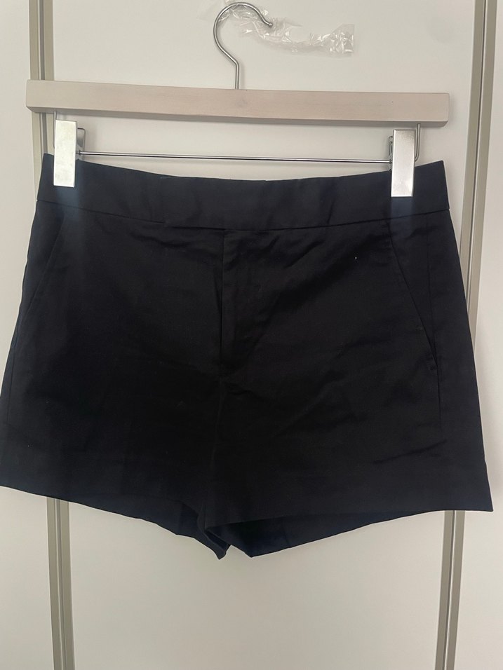 Düğmeli Lacivert Kadın Kumaş Pantolon - Görsel 3