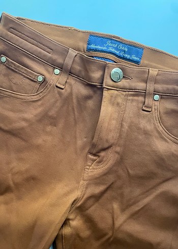 Kadın Kahverengi Deri Pantolon jacop kohen - Görsel 2