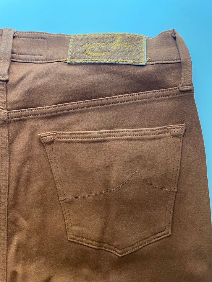 Kadın Kahverengi Deri Pantolon jacop kohen - Görsel 4