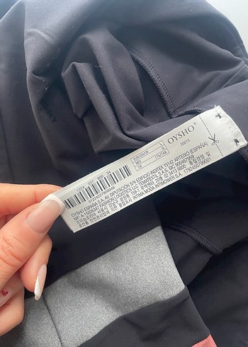 Oysho Spor Siyah Baskılı Kadın Tayt - Görsel 3