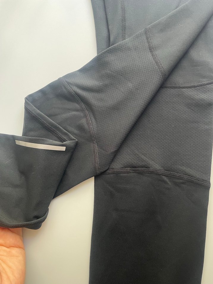 Nike Siyah Fermuarlı Spor Tayt - Görsel 2