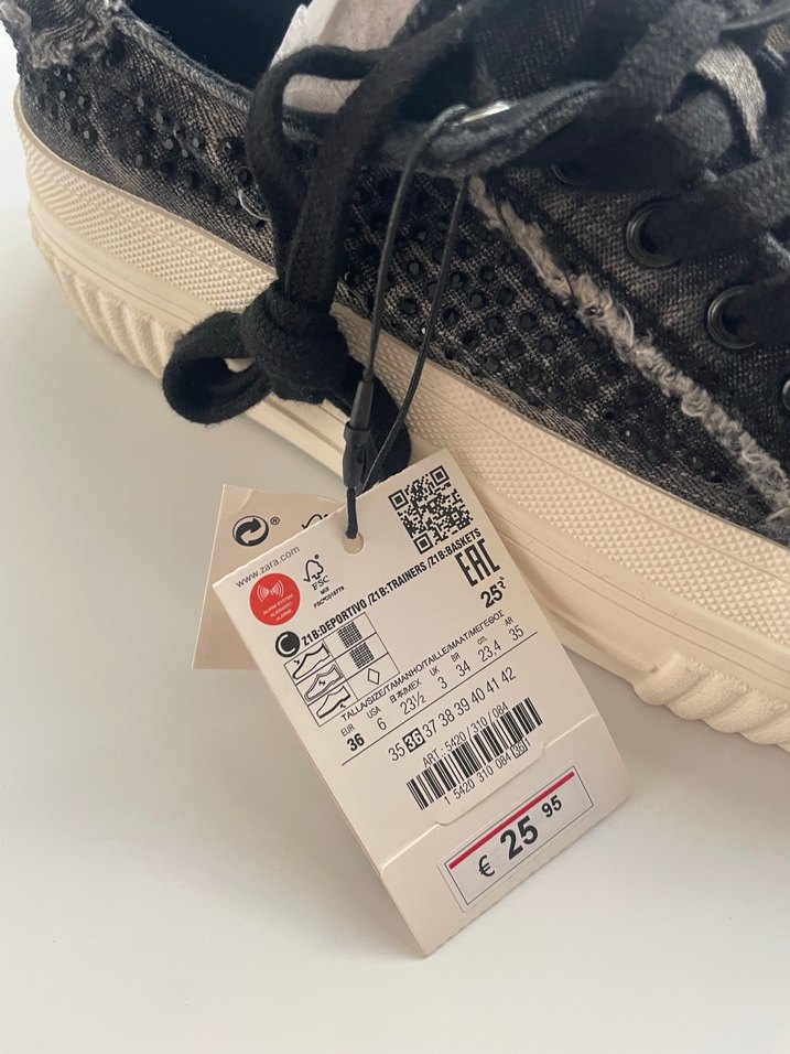 Gri Yılan Desenli Kadın Platform Spor Ayakkabı - Görsel 3