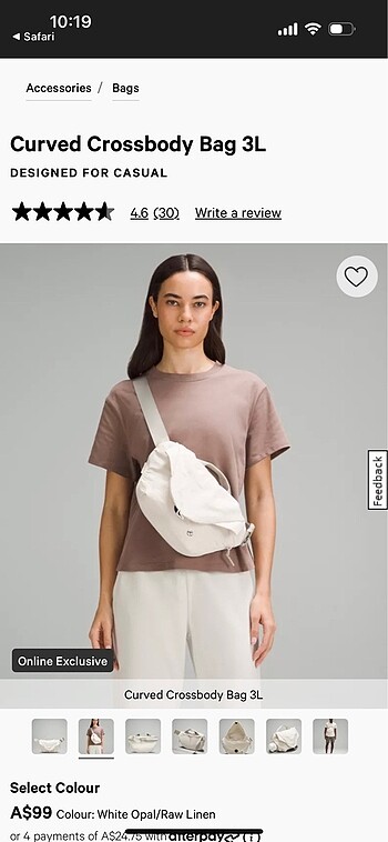 Lululemon crossbag