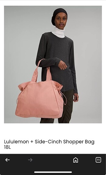 Lululemon tote bag