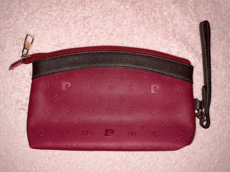 Bordo Pierre Cardin El Çantası — görsel 2/5