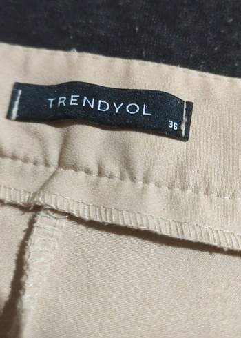 Trendyol & Milla Bej ispanyol Kadın Kumaş Pantolon