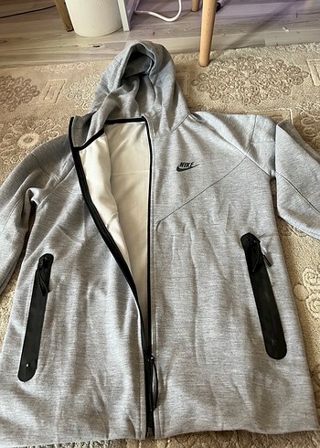 Nike tech Gri Fermuarlı hırka - Görsel 6