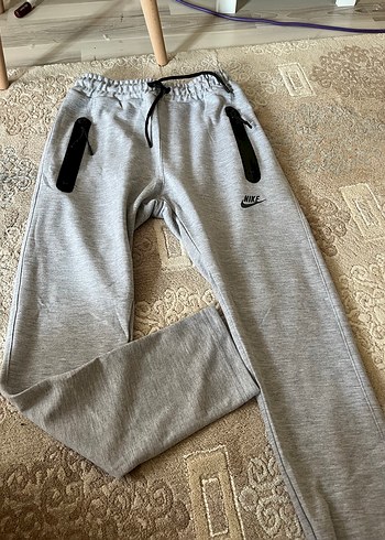 Tech Nike Gri Bağcıklı Eşofman Altı - Görsel 3