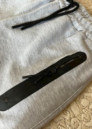 Tech Nike Gri Bağcıklı Eşofman Altı - Görsel 4