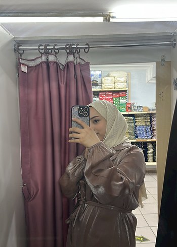 Uzun Kol jakar Camel Kadın ceket - Görsel 2