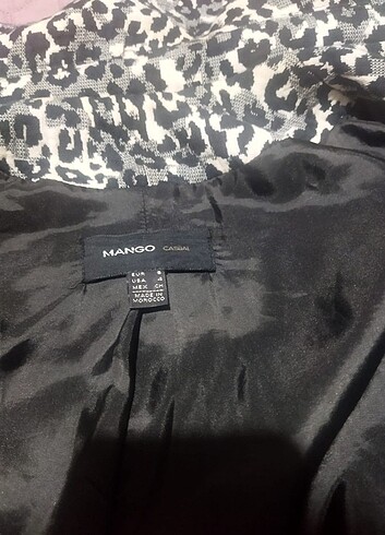 Mango Kısa Kaban - Görsel 6