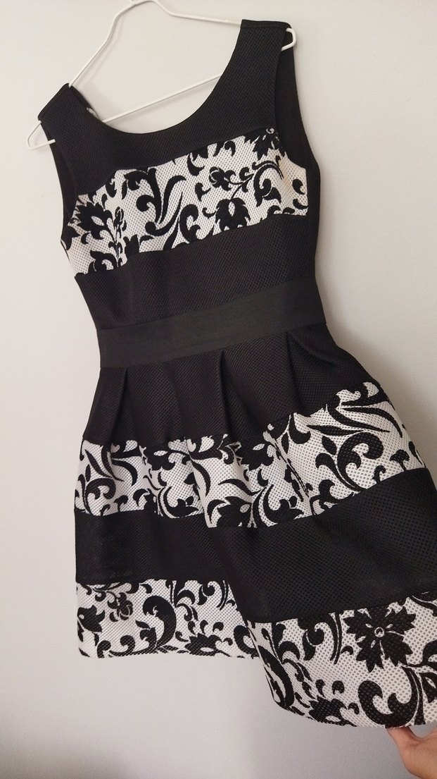 Etnik desenli, İtalyan kesim çan elbise - Görsel 4