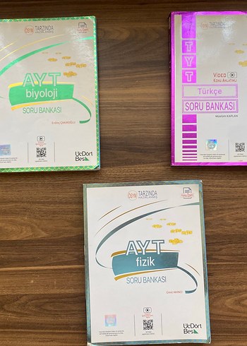 AYT Biyoloji ve Fizik Soru Bankaları, TYT Türkçe Kitabı