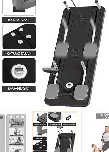 ev tipi reformer Pilates Seti - Görsel 2