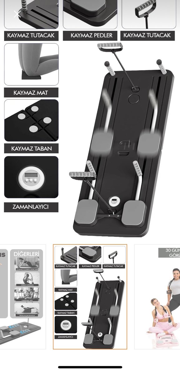 ev tipi reformer Pilates Seti - Görsel 2