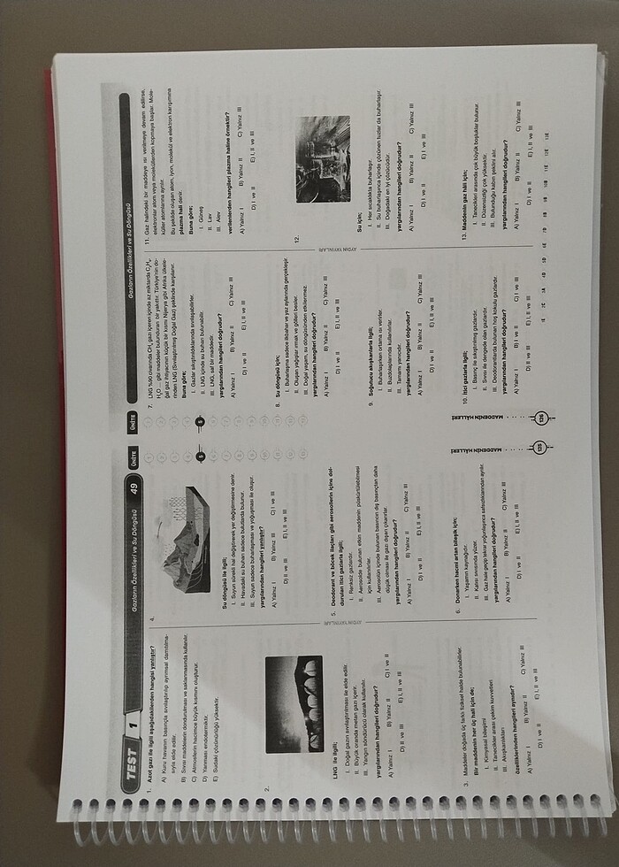 Aydın Tyt Kimya konu özetli soru bankası - Görsel 4