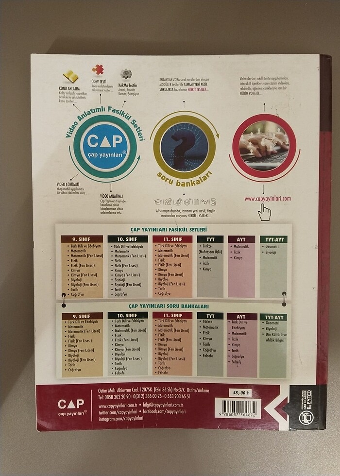 Çap 11. Sınıf anadolu lisesi Kimya soru bankası - Görsel 5