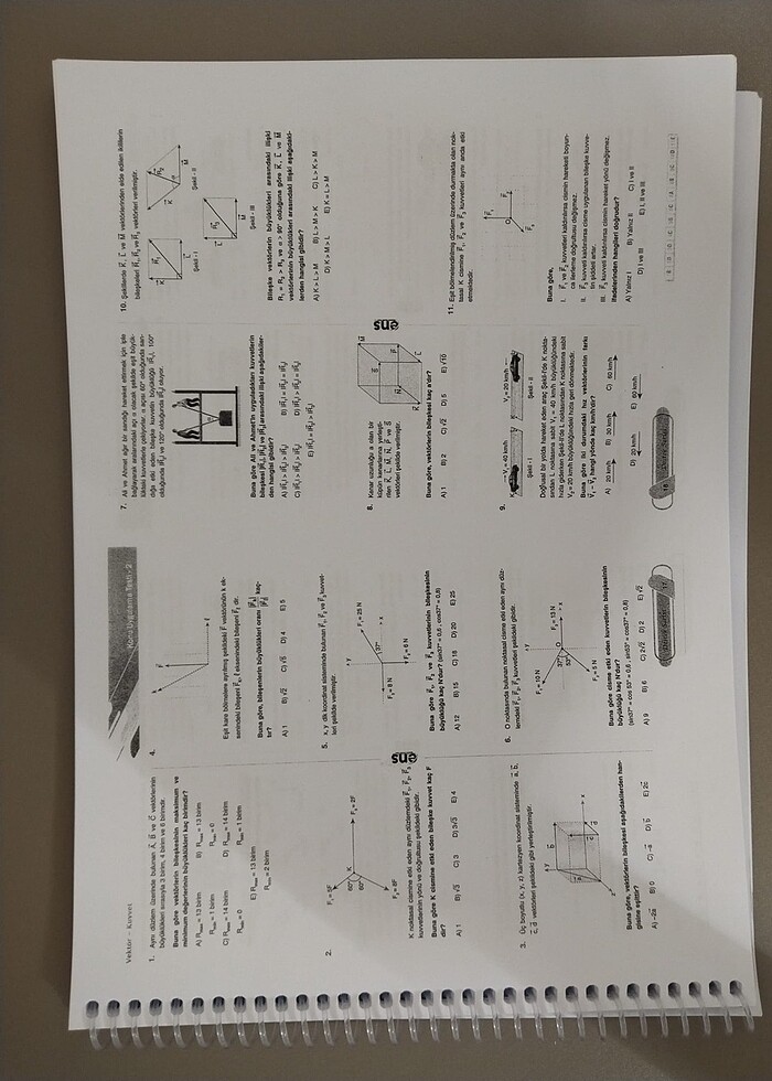 Ens Ayt Fizik soru bankası - Görsel 2