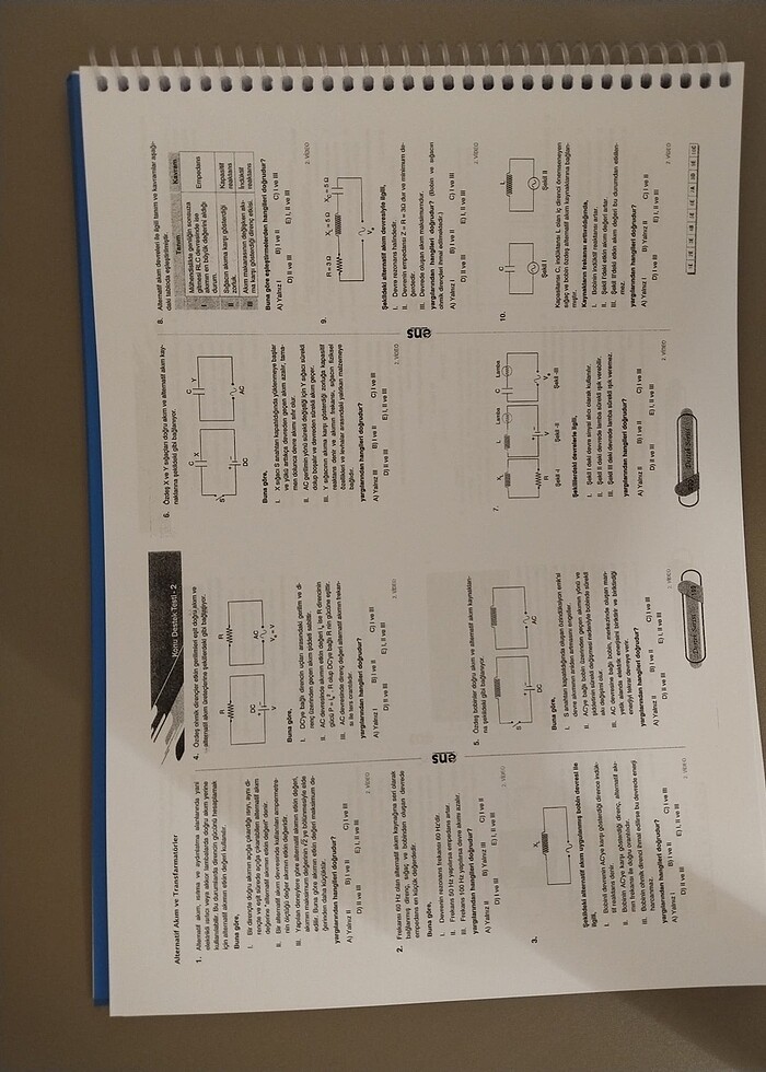 Ens Ayt Fizik soru bankası - Görsel 4