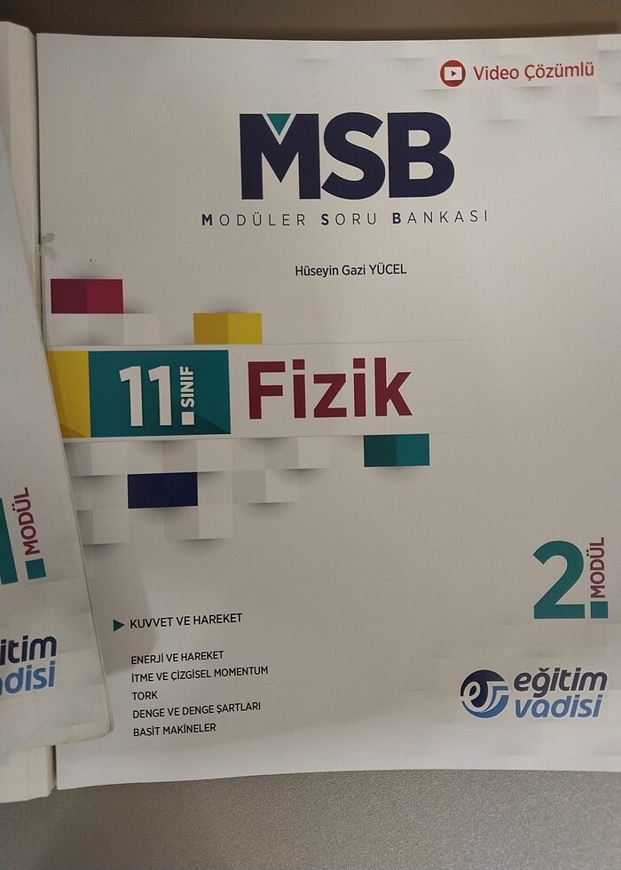 Eğitim vadisi 11. Sınıf Fizik modüler soru bankası - Görsel 3