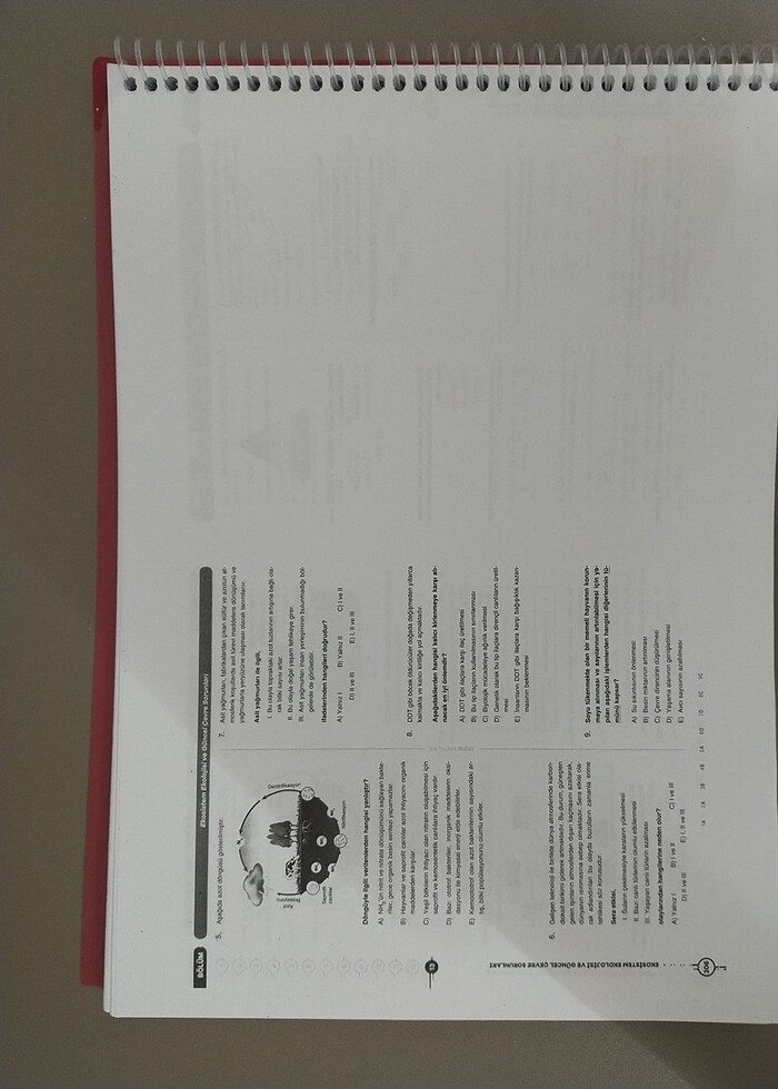 Aydın Tyt Biyoloji soru bankası - Görsel 4