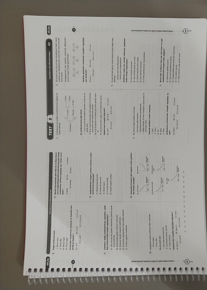 Aydın Tyt Biyoloji soru bankası - Görsel 2