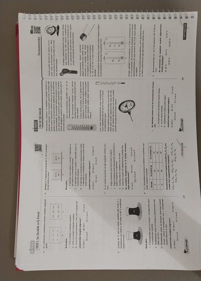 Kafadengi Tyt extra Fizik soru bankası - Görsel 3