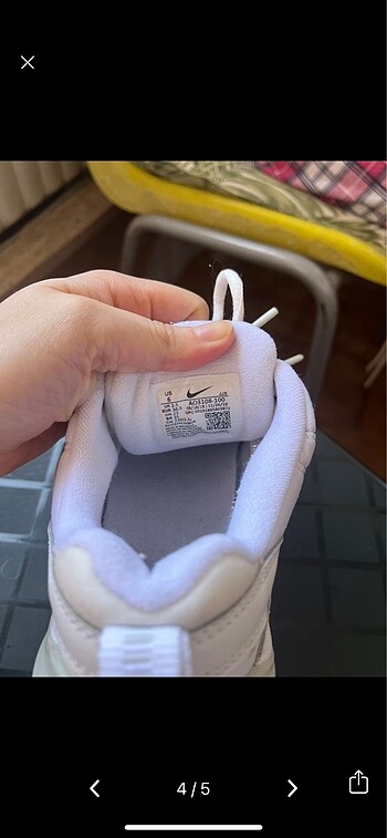 36,5 Beden beyaz Renk nike ayakabi