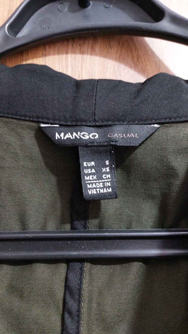 Düğmeli Kadın Haki Ceket - Görsel 5