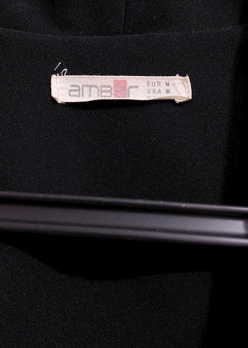 Siyah Drapeli Mini Kadın Blazer - Görsel 3